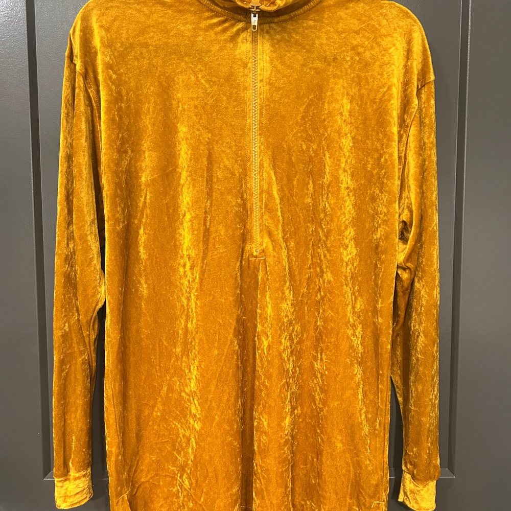 Moschino Mustard Velvet Top